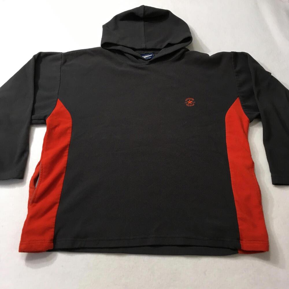 original Converse Hoodie Mens Large Collegiate Pullover Jacket  usa made